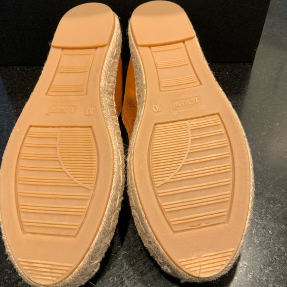 NIB J Crew Women’s Leather Espadrilles Size 10 - Picture 3 of 4